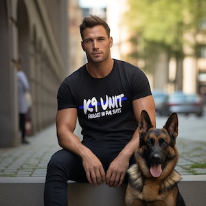 Police K9, K9 Unit, Dog Handler Unisex Jersey Short Sleeve Tee