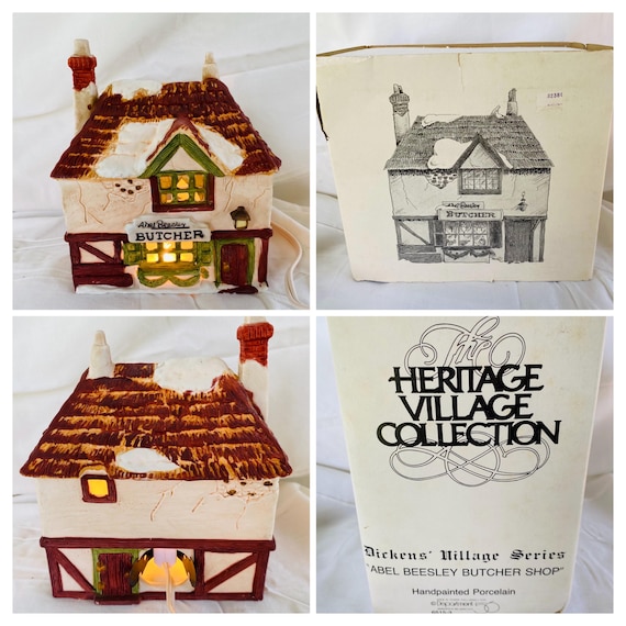 Department 56 the Original Shops of Dickens Village - Set of