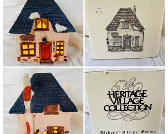 Department 56 the Original Shops of Dickens Village - Set of Seven