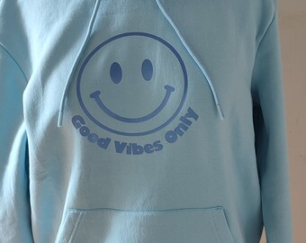 Hoodie/ Kapuzenpullover "Good vibes only"