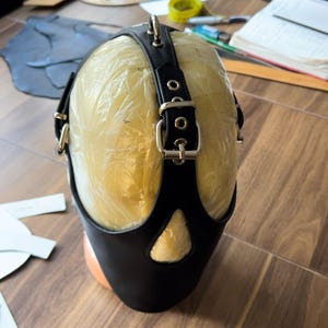 Leather octopus mask