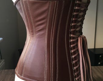 Handmade Leather Corset: Made to Measure