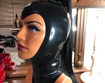 Máscara con pelo de PVC