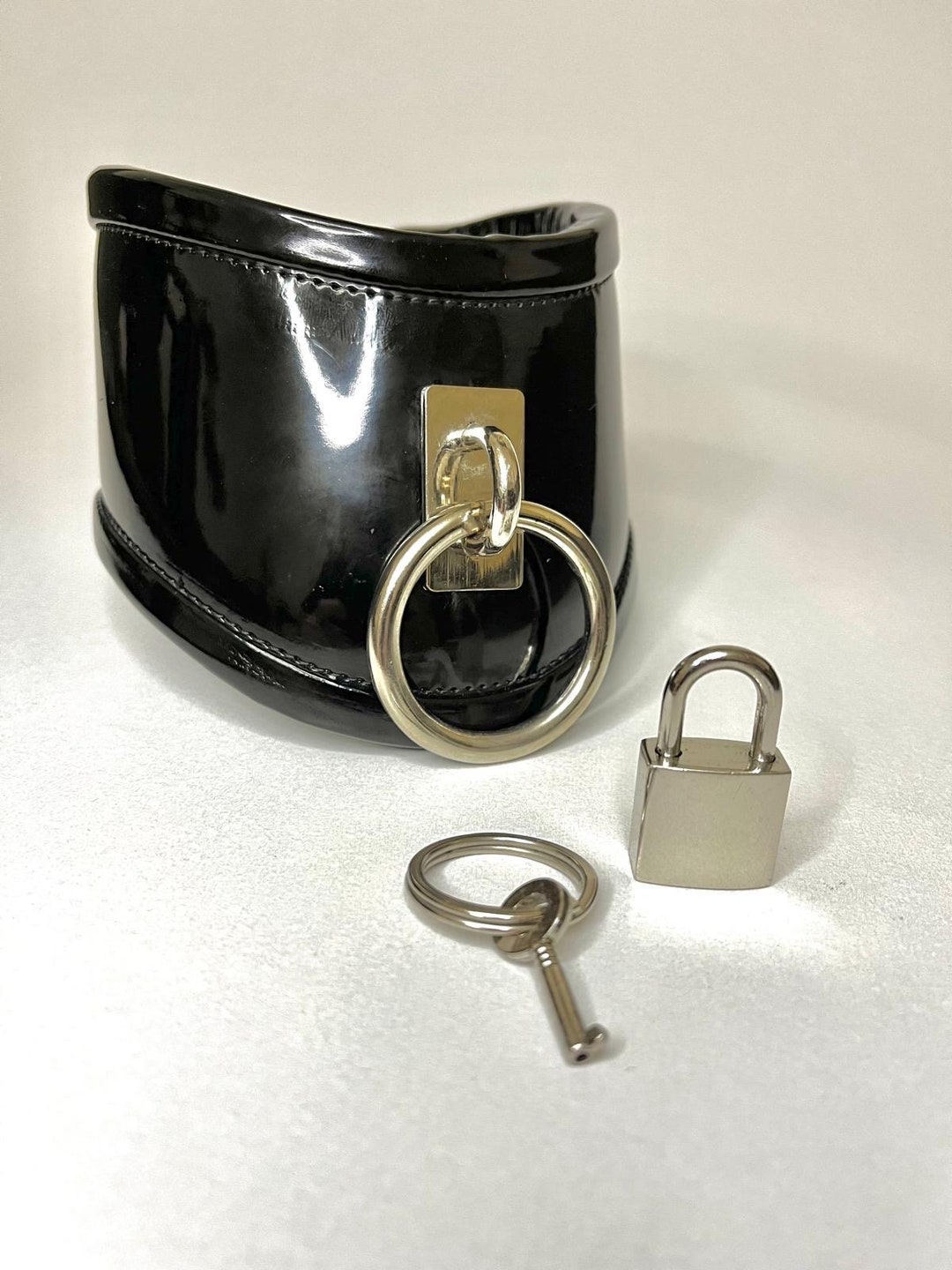 Padlock Pvc PVC Padlock Posture Collar - Etsy