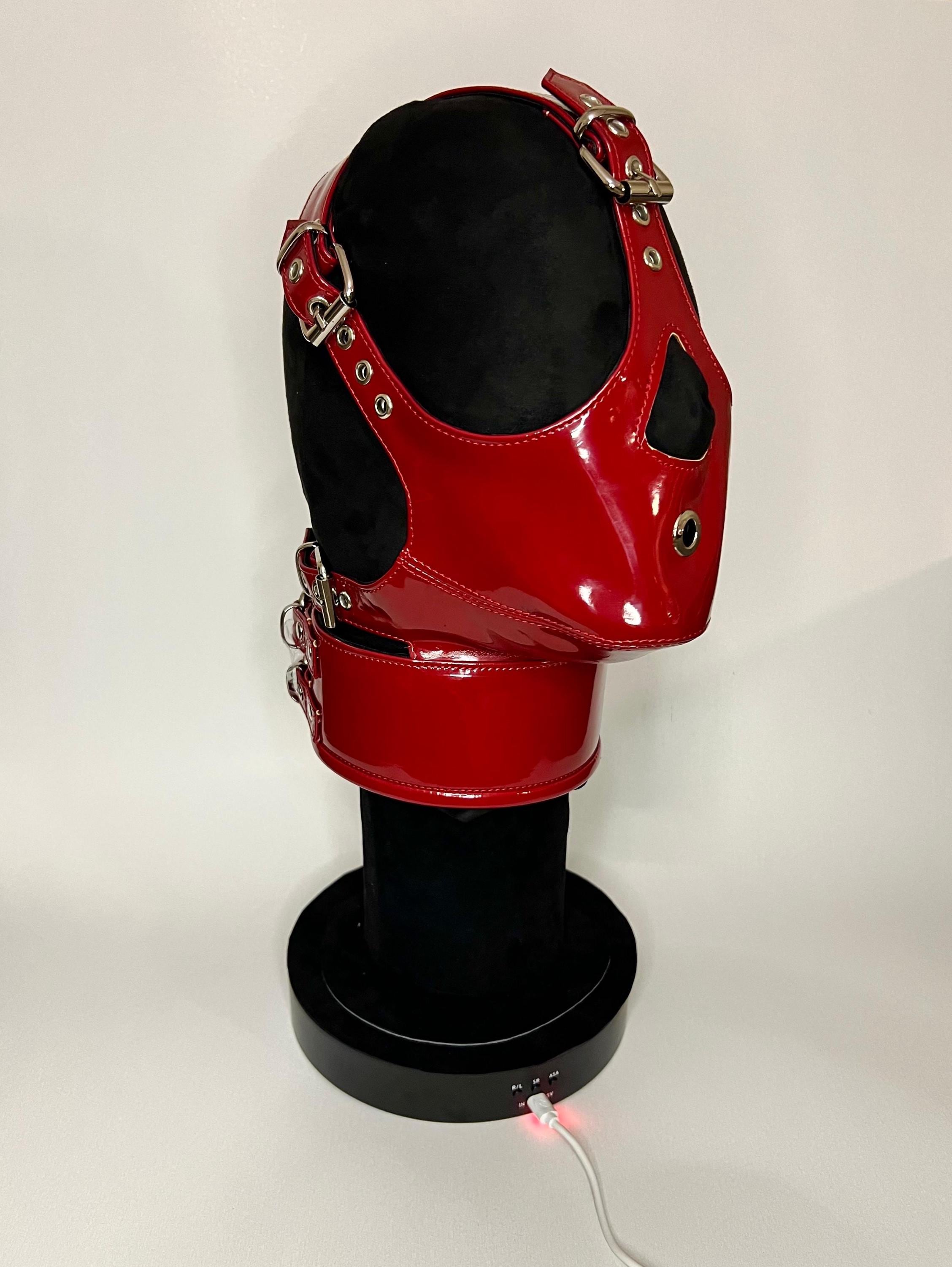 Vinyl collar octopus mask
