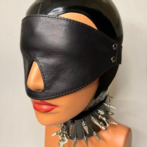 Leather eye patch