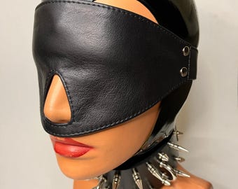 Leather eye patch
