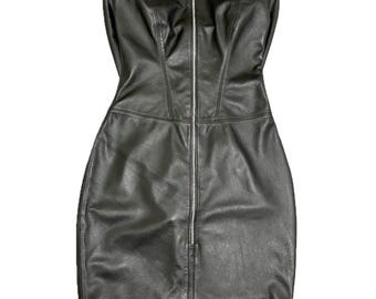 Leather Armbinder Dress - Etsy Leather Armbinder Dress - Etsy