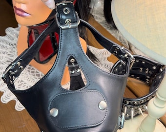 Leather octopus mask