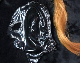 PVC Ponytail Mask: Made To Measure, Adjustable