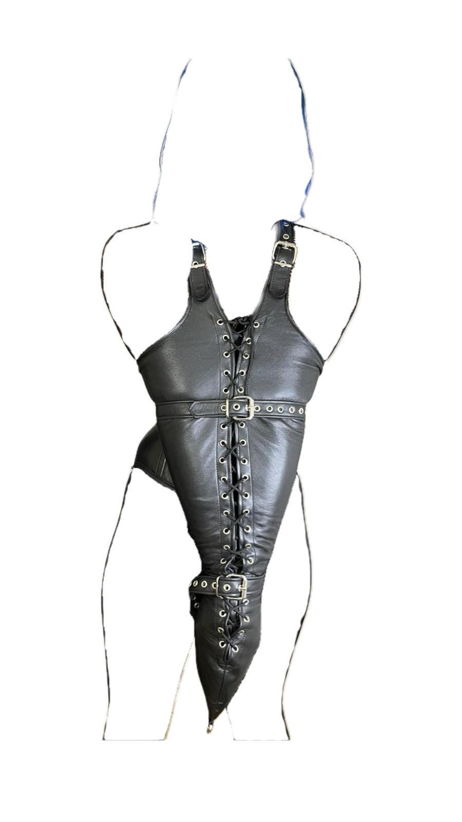 Leather Armbinder Dress - Etsy