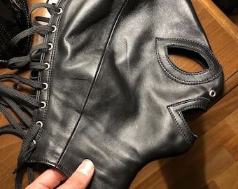 Handmade Leather Mask: Custom Made