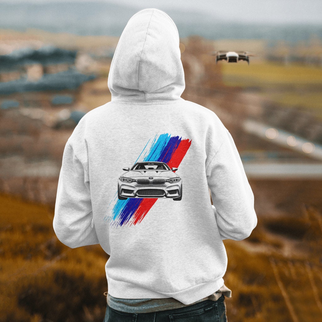 BMW Hoodie, M Power Hoodie, Car Hoodie, Vehicle Hooded Sweatshirt