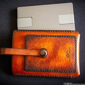 Premium Leather Seed Phrase Case No. 2 · Stylish Crypto Wallet Carrying Case for Recovery Plates · Perfect Cryptocurrency Gift