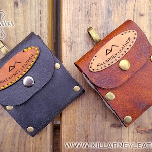 Leren vliegvistas nr. 3 · Visaccessoirecadeau voor vriend, echtgenoot of zoon · Houder voor vliegvissen is een ideaal vaderdagcadeau