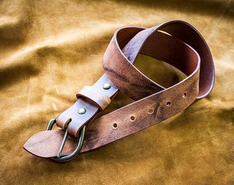 Leather Belt · Mens Belt No 8 Is Custom Handmade Belt Western Cowboy Style · Perfect Husband Groomsman Boyfriend Graduation Gift