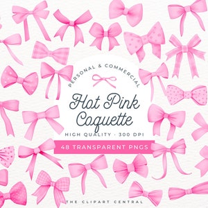 Clipart noeud coquette rose fuchsia, noeud rose fuchsia PNG, shower de bébé rose, faire-part d'anniversaire cow-girl, les filles veulent juste être une première fête inviter