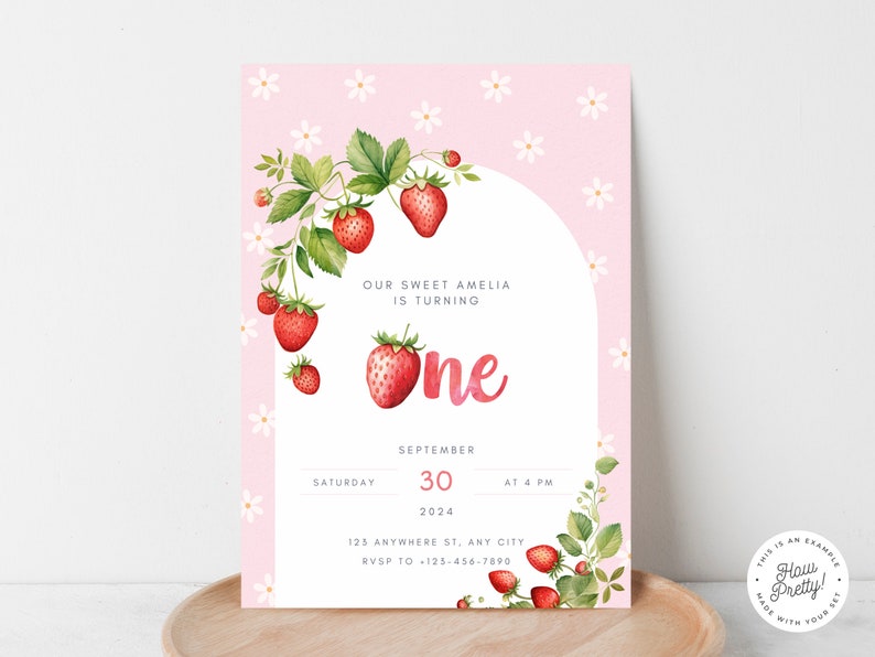 Strawberries Clipart, Berry Sweet Baby Shower, Strawberry Wreath, Bridal Shower, Berry First Birthday PNG, Valentines Hearts, Bakery, Fruits image 7