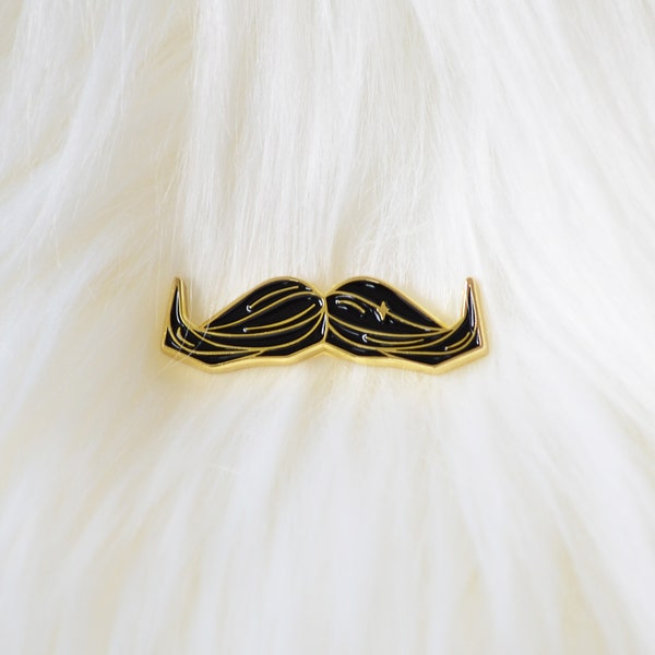 Pin’s moustache made in France