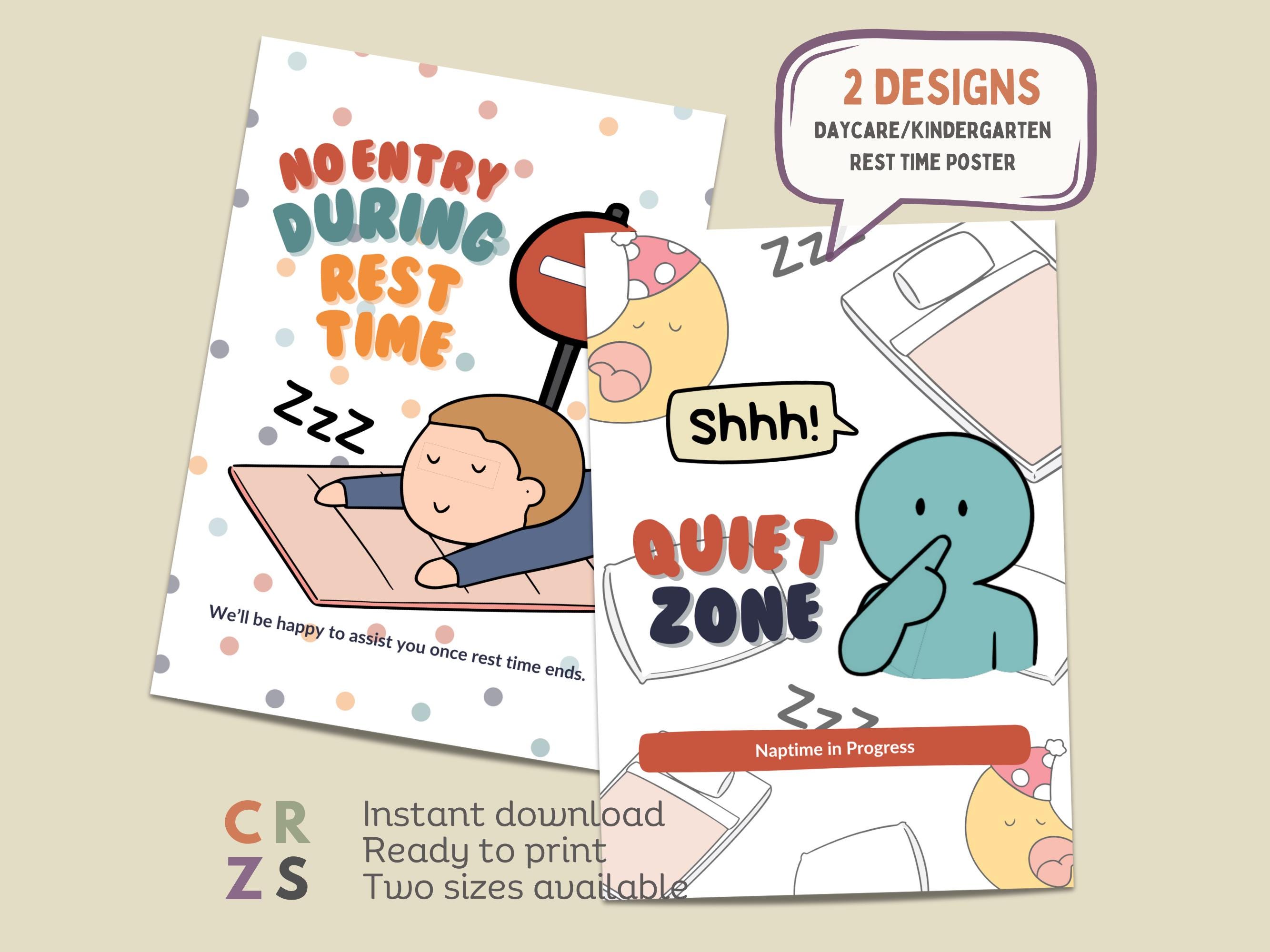 Quiet zone signs - Etsy 日本, image size:2667x2000