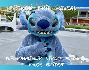 Stitch Personalised Video Message - Reveal your Magical Trip