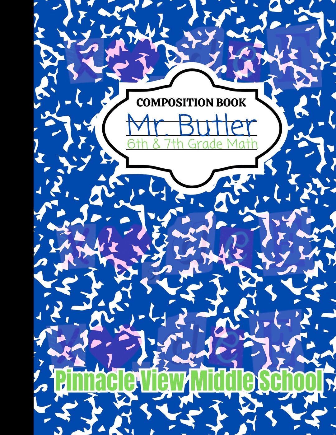 Composition Notebook PNG (EDITABLE) - Etsy