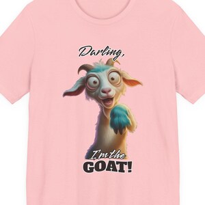 GOAT Funny Mom Shirt Adult Meme T-Shirt Sarcastic Shirt Funny Women's Shirt Goat Tee Animal Tee image 2
