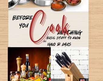 Libro electrónico sobre conceptos básicos de cocina: términos culinarios y guía práctica (PDF imprimible)
