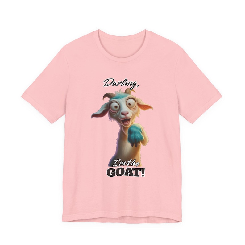 GOAT Funny Mom Shirt Adult Meme T-Shirt Sarcastic Shirt Funny Women's Shirt Goat Tee Animal Tee image 2