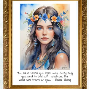Teen Girl Motivational Wall Art Bedroom Decor Daily Affirmations Teen Girl Gift Printable Girls Wall Décor Fashion Wall Art Preppy Art Gift