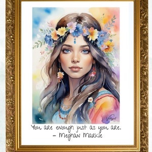 Teen Girl Room Decor Girls Wall Art Motivational Wall Art Teen Girl Gift Printable Download Fashion Art Daily Affirmations Preppy Art Gift
