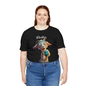 GOAT Funny Mom Shirt Adult Meme T-Shirt Sarcastic Shirt Funny Women's Shirt Goat Tee Animal Tee image 9