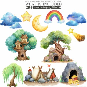 peter pan clipart, fairy png, tinkerbell art, fantasy clipart, magical png, cute fairies, wonderland style, enchanted png, fairy house, kids party art, peter pan bundle, fairy tale png, forest clipart