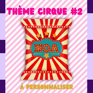 Papeterie personnalisée > Collection CIRCUS | Confiserie personnalisée | Papeterie personnalisable | Cadeaux enfants | Cadeaux invités