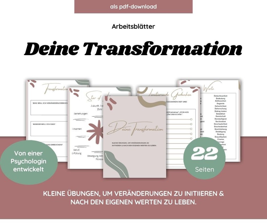 Your Transformation, Values, Forgiveness, Life Goals - Etsy
