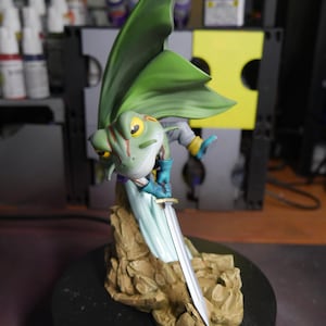 Frog - Chrono Trigger - 3d printed - handpainted