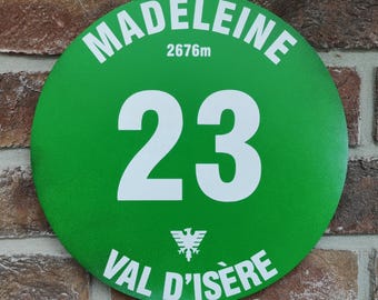 Custom Ski Piste Sign: Personalised Man Cave Decor Snowboard