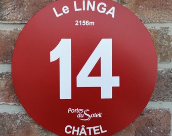 Ski Piste Sign, custom, snowboard, ski, winter sports, mountains