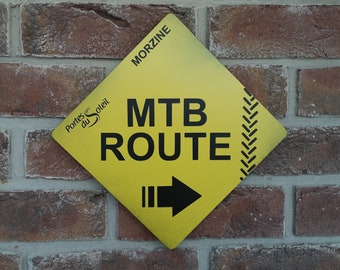 Custom Mountain Bike Trail Marker, Personalised MTB Sign