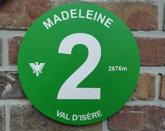 Custom Ski Trail Sign, Man Cave, Alps, Snowboard