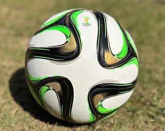 Brazuca Professional Official Match WC Football FIFA World Cup Official Match Soccer Ball Size 5| Leather Ball| Gift for kid| Training Ball