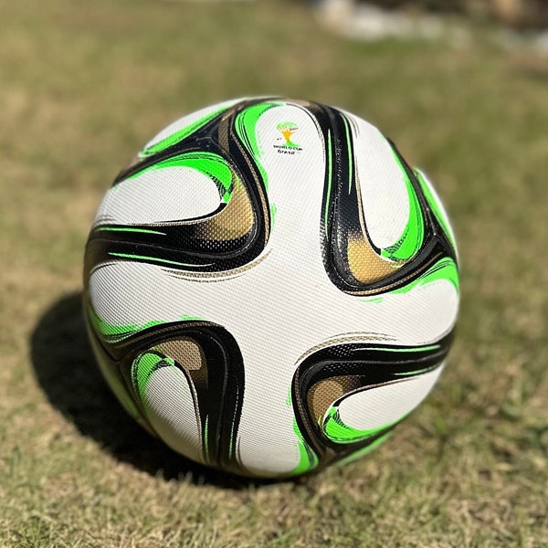 Brazuca Professional Official Match WC Football FIFA World Cup Official Match Soccer Ball Size 5| Leather Ball| Gift for kid| Training Ball