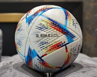 Al Rihla 2010 WC Football FIFA World Cup Official Match Soccer Ball Size 5 |Soccer Gift | Gift for kids |Training Ball Professional Football