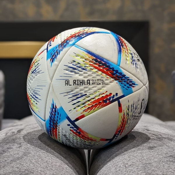 Al Rihla 2010 WC Football FIFA World Cup Official Match Soccer Ball Size 5 |Soccer Gift | Gift for kids |Training Ball Professional Football