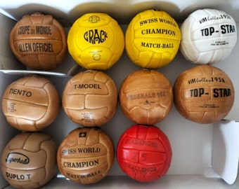 Historical Mini Foot Balls Set Match FIFA World Cup Official Match Soccer Ball Without Box Size 1| Soccer Gift for kid| Training Ball