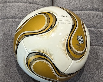 Team Geist Gold 2006 Coupe du monde de football en Allemagne l Ballon de football officiel de la FIFA, taille 5 | Cadeau pour lui | Cadeau pour les enfants | Cadeaux sportifs |