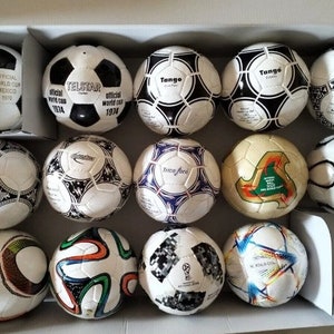 Official Mini Foot Balls Set Match FIFA World Cup Official Match Soccer Ball Without Box Size 1| Soccer |Gift for kid| Training Ball