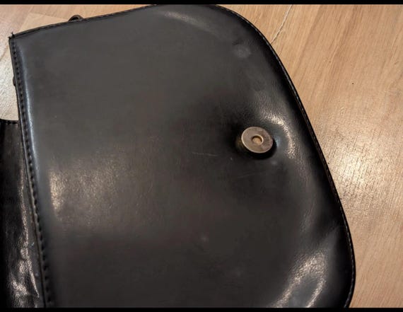 Y2K Patchwork Authentic Leather Shoulder Bag Vint… - image 17