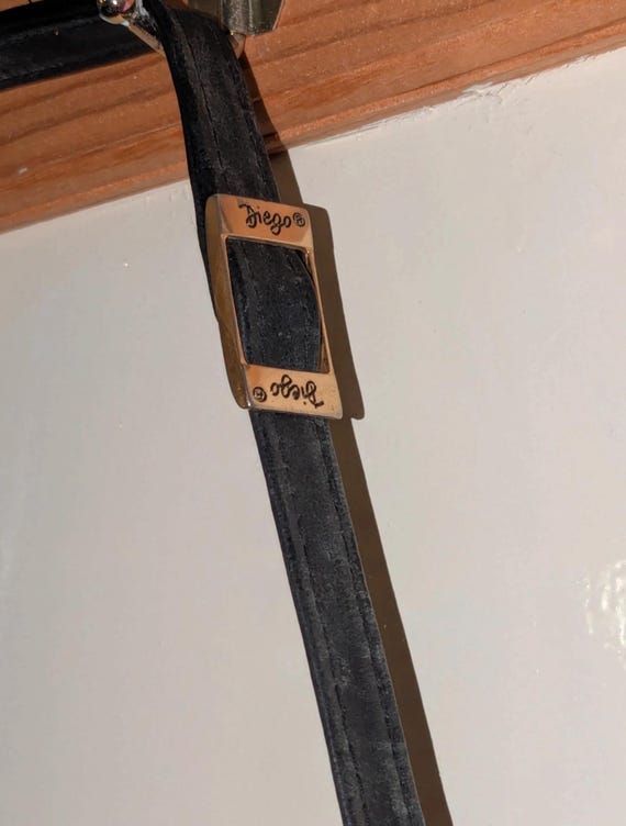 Y2K Patchwork Authentic Leather Shoulder Bag Vint… - image 8