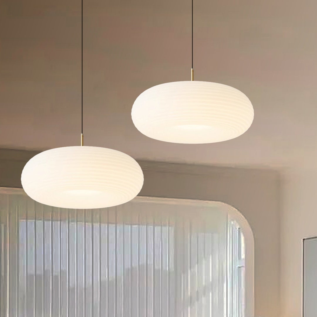 Glass Pendant Light Kitchen Island Pendant Light Art Pendant Etsy